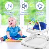 Infans 2-in-1 Foldable Baby Walker w/ Adjustable Heights & Detachable Toy Tray Blue - 2 of 4