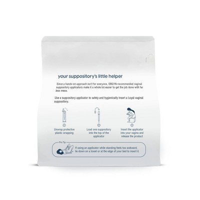 Loyal The Helper Vaginal Suppository Applicators - 15ct