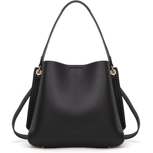 Medium Hobo Purse for Women Bucket Shoulder Bag with Crossbody Strap - 1 of 4