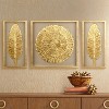 Dahlia Studios Golden Feathers 31 1/2" High Wall Art Set of 3 - 2 of 4
