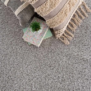 Hauteloom Heavenly Solid Beige Plush Rug - 1 of 4