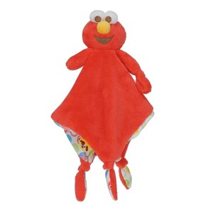 Sesame Street Elmo Blanky 14" X 14" Inch Security Blanket Toy - 1 of 4