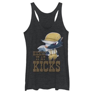 Women's Nintendo Animal Crossing Kicks Racerback Tank Top - 1 of 3