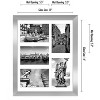 Americanflat 11x14 Collage Picture Frame with shatter-resistant glass - Available in a variety of Colors - 2 of 4