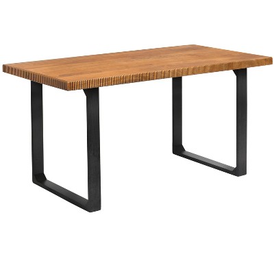 MH London Margeaux 60" Solid Wood Rectangle Dining Table with Trestle Legs