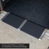 Titan Ramps 8" Aluminum Threshold Ramp for Doorways, or Raised Landings, 300 lbs Weight Capacity Suitable for Wheelchairs, Walkers & People with Canes - 3 of 4