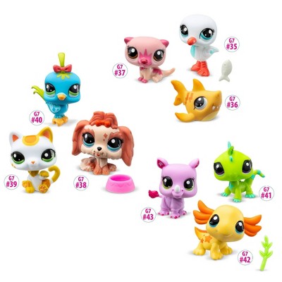 Littlest Pet Shop 3pk Collectible Figures - Llasa Opso, Cat, Fancy Bird_2