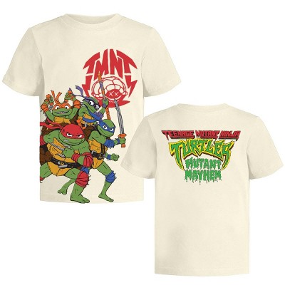 Nickelodeon Ninja Turtles T-Shirt (Sets) Michelangelo Leonardo Raphael Donatello TMNT Outfit Costume Tee Toddler Birthday to Kids Clothes