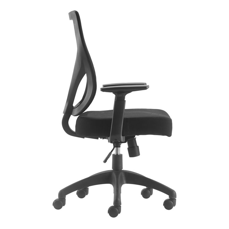 Works Ergonomic Mesh Office Chair with Nylon Base Black - Serta, 4 of 13