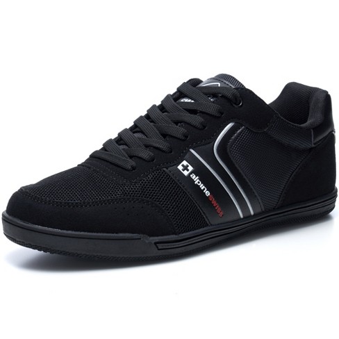 Alpine Swiss Liam Mens Fashion Sneakers Suede Trim Low Top Lace Up ...
