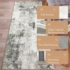 coucheta Machine Washable Area Rugs, Modern Abstract Soft Low Pile Non-Slip Stain Resistant Accent Carpet, for Living Room, Bedroom, Dining Room - 2 of 4