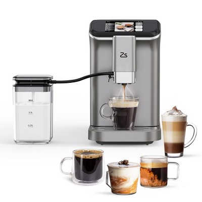 Fully Automatic Espresso Machine, 20 Bar Cappuccino Latte Machine With Optimized Frother and Convenient One-Touch Control Panel
