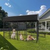 Extra Large Welded Wire Dog Kennel Anti-rust Metal Pet Playpen Outdoor Anti-UV Heavy Duty Dog Crate House Waterproof - 3 of 4