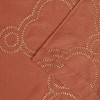 Embroidered Moroccan Trellis Semi-Sheer Grommet Curtain Panel Set by Blue Nile Mills - image 4 of 4