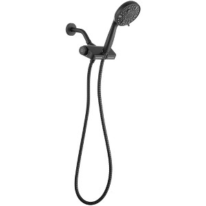 10-spray Wall Mount Dual Shower Head and Handheld Shower Head 1.8 GPM with Stainless Steel Hose - 1 of 4