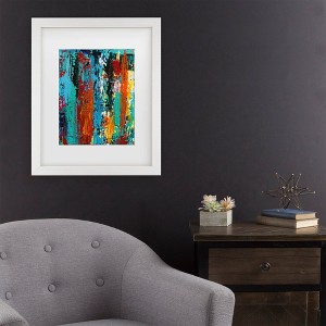 Trademark Fine Art Oliver Nolan Dripping I Matted Framed Art - 1 of 4