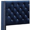 Passion Furniture Julie Tufted UpholsteLow Profile Queen Panel Bed - 4 of 4