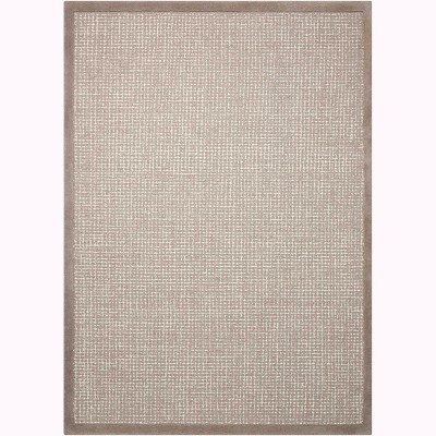 Luxurious Grey/Ivory Hand-Tufted Wool Area Rug 8' x 10'
