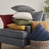 Mina Victory Life Styles Cotton Knitted 18"x18" Indoor Throw Pillows Set of 2 - 4 of 4