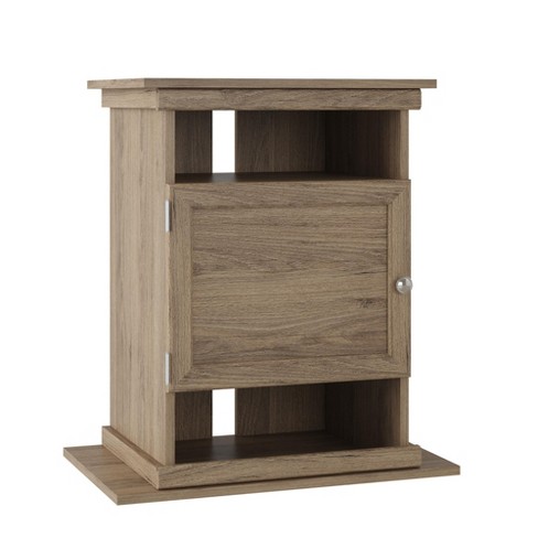 Flipper 10 20 Gallon Aquarium Stand With Storage Oak Ollie