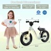 Safstar 12 Inch Toddler Balance Bike, No Pedal Training Bicycle w/ Adjustable Seat Height, Indoor Outdoor Kids Push Bike, Gift for Kids 3+ Years Old - 2 of 4