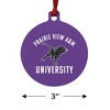 Prairie View A&M Panthers Logo Aluminum Holiday Christmas Tree Ornament - 3 of 4