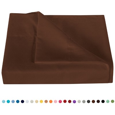 Brushed Microfiber Flat Sheet Only, Super Soft Hotel Quality Top Sheet - NTBAY
