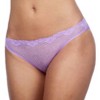 Women's Duet Lace Low Rise Thong - Timpa Lingerie - 4 of 4