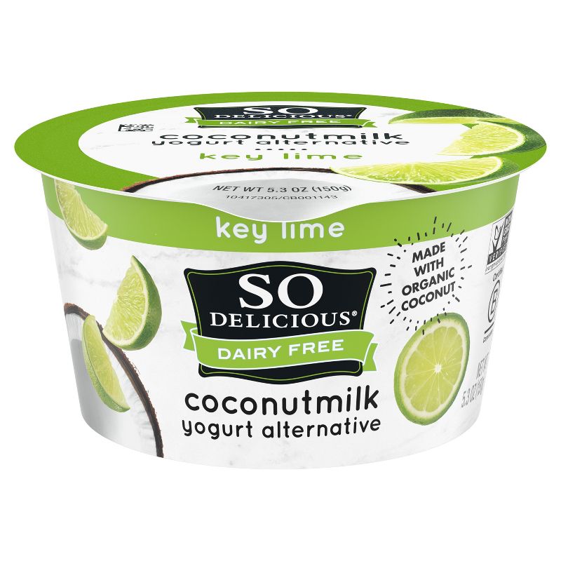 So Delicious Dairy Free Key Lime Coconut Milk Yogurt - 5.3oz Cup, 2 of 9