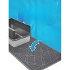 Iprimio 42x36" Cat Litter Box Mat, Gray - image 4 of 4