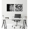 23" x 23" Tiger Minimalist Animal Portrait by The Creative Bunch Floating Acrylic Wall Canvas Black - Kate & Laurel All Things Decor - 4 of 4