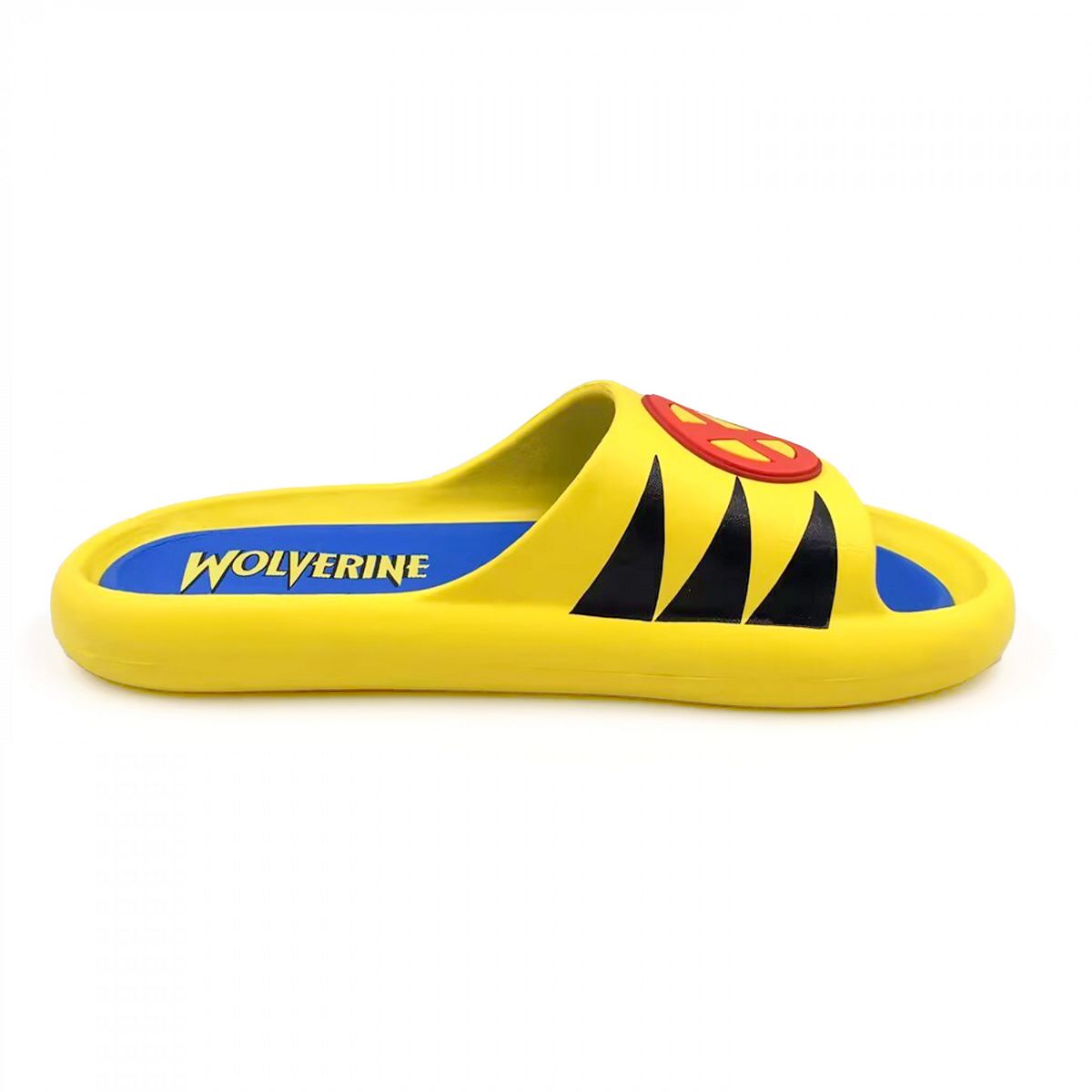 Mens Wolverine Character Armor Cloud Comfort Foam Slide Sandals - thumbnail 4