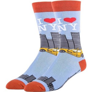 Oooh Yeah! Men's Crew Socks (I Love NY) - 1 of 1
