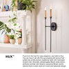 Lark Hux 1 - Light Sconce in  Black/Lacquered Brass - 2 of 4