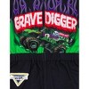 Monster Jam Grave Digger French Terry Racing Zip Up Coverall Infant to Big Kid - 3 of 4