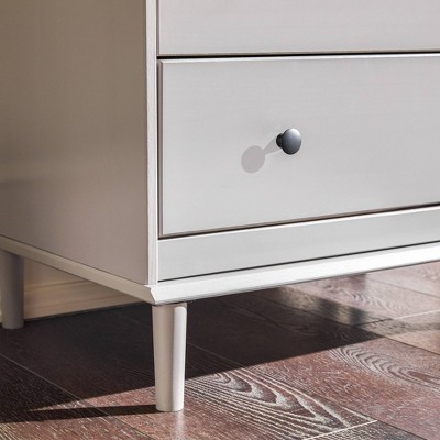 Gray Oak Freestanding Modern 4-Drawer Dresser