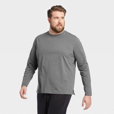 Men&#39;s Long Sleeve Performance T-Shirt - All In Motion&#8482; Dark Gray S