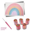 Innovative Designs Create N' Style DIY Rainbow Latch Hook Kit, Girls Arts & Crafts Set, Fun Craft Activity Kit for Kids Age 6+ - 2 of 4