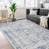 Oriental Machine Washable Area Rug Vintage rug Non-Slip Rug - 3 of 4