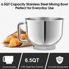 SUGIFT 7.5 QT Electric Kitchen Mixer with 6 Speeds & Pulse, Stainless Steel Bowl for Baking, Cooking & Dough Kneading - 4 of 4