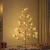 vidaXL Wooden Christmas Tree with Stand Natural 70.9" Solid pine wood - 2 of 4