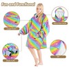 Tirrinia Girls Boys Blanket Hoodie Sweatshirt, Oversized Fleece Pullover, Hooded Fleece Lined Blanket, Christmas Gift for Kids Teens, Youth - 3 of 4