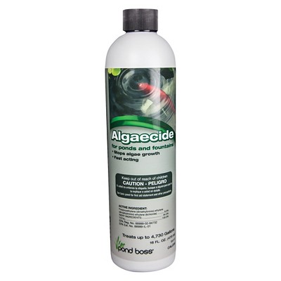 8.69" Pond Boss Algaecide for Pond & Fountains - 16oz