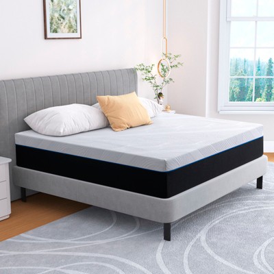 Twolike 10 Inches Medium Feeling Memory Foam Mattress Infused Gel for Cool & Comfort Sleep, Fit for All Sleep Position