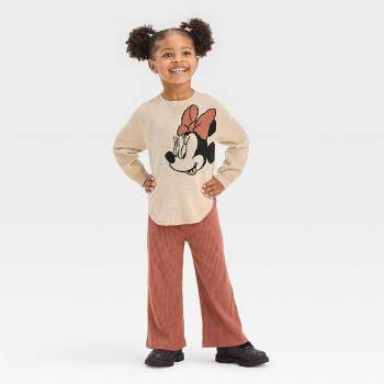 Disney Mickey Mouse Girls Fleeced Sweatpants Youth Loungewear