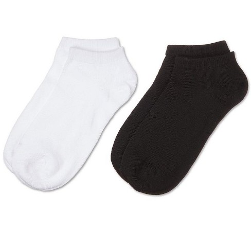 Memoi Solid Lowcut Sock 10 Pair Pack Black-white One Size : Target