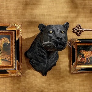 Design Toscano Shadow Predator Black Panther Wall Sculpture - 1 of 4