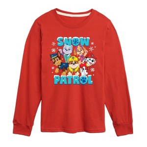 Boys' - Paw Patrol - Snow Patrol Long Sleeve Graphic T-Shirt - 1 of 4