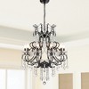 Maxax 24.5" 10-Light Gold Crystal Chandelier, Glam Traditional Pendant Light for Living Room Dining Room Foyer - 3 of 4