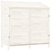 VidaXL Garden Shed White 40.2"x20.5"x44.1" Solid Wood Fir - 2 of 4